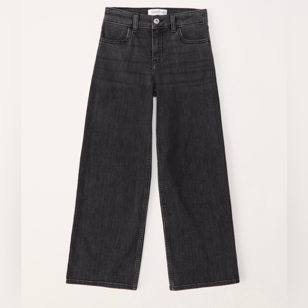 Abercrombie girls wide leg jeans